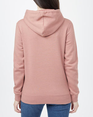 Tentree W's Juniper Classic Hoodie - Organic Cotton & Recycled polyester Burlwood Pink Heather