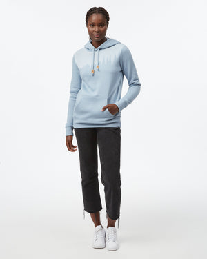 Tentree W's Juniper Classic Hoodie - Organic Cotton & Recycled polyester Sea Ice Heather