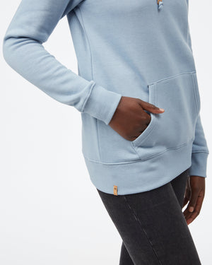 Tentree W's Juniper Classic Hoodie - Organic Cotton & Recycled polyester Sea Ice Heather