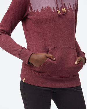 Tentree W's Juniper Classic Hoodie - Organic Cotton & Recycled polyester Fig Heather