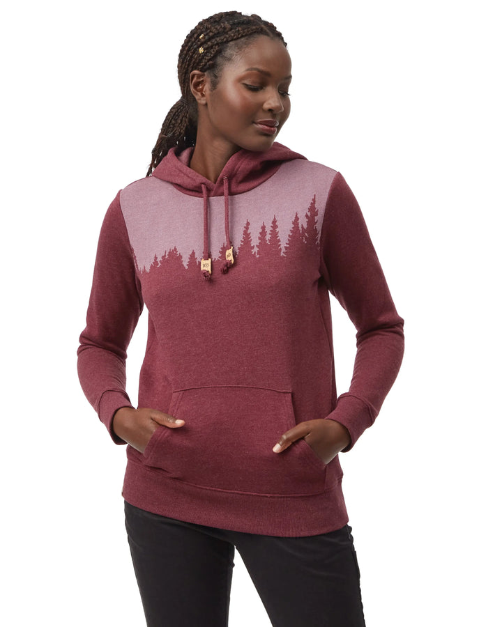 W's Juniper Classic Hoodie - Organic Cotton & Recycled polyester Shirt Tentree Fig Heather XS