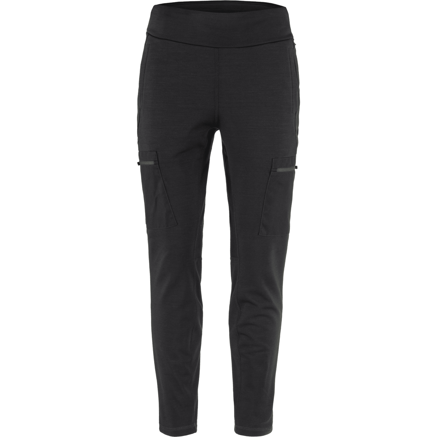Fjällräven W's Keb Fleece Trousers - Recycled polyester & Organic cotton Black