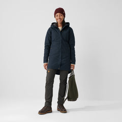 Fjällräven W's Kiruna Padded Parka - Recycled Polyester & Organic Cotton Mesa Purple Jacket