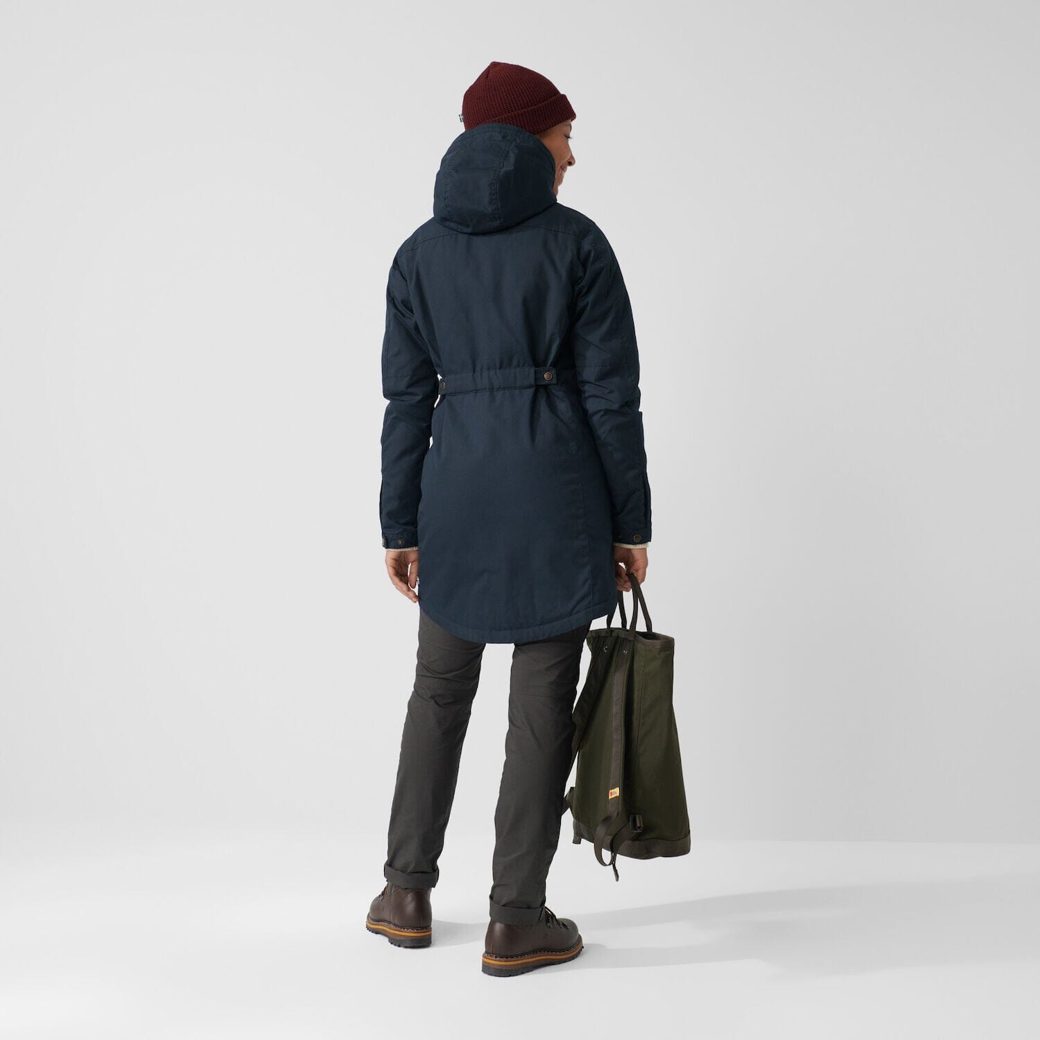 Fjällräven W's Kiruna Padded Parka - Recycled Polyester & Organic Cotton Mesa Purple Jacket