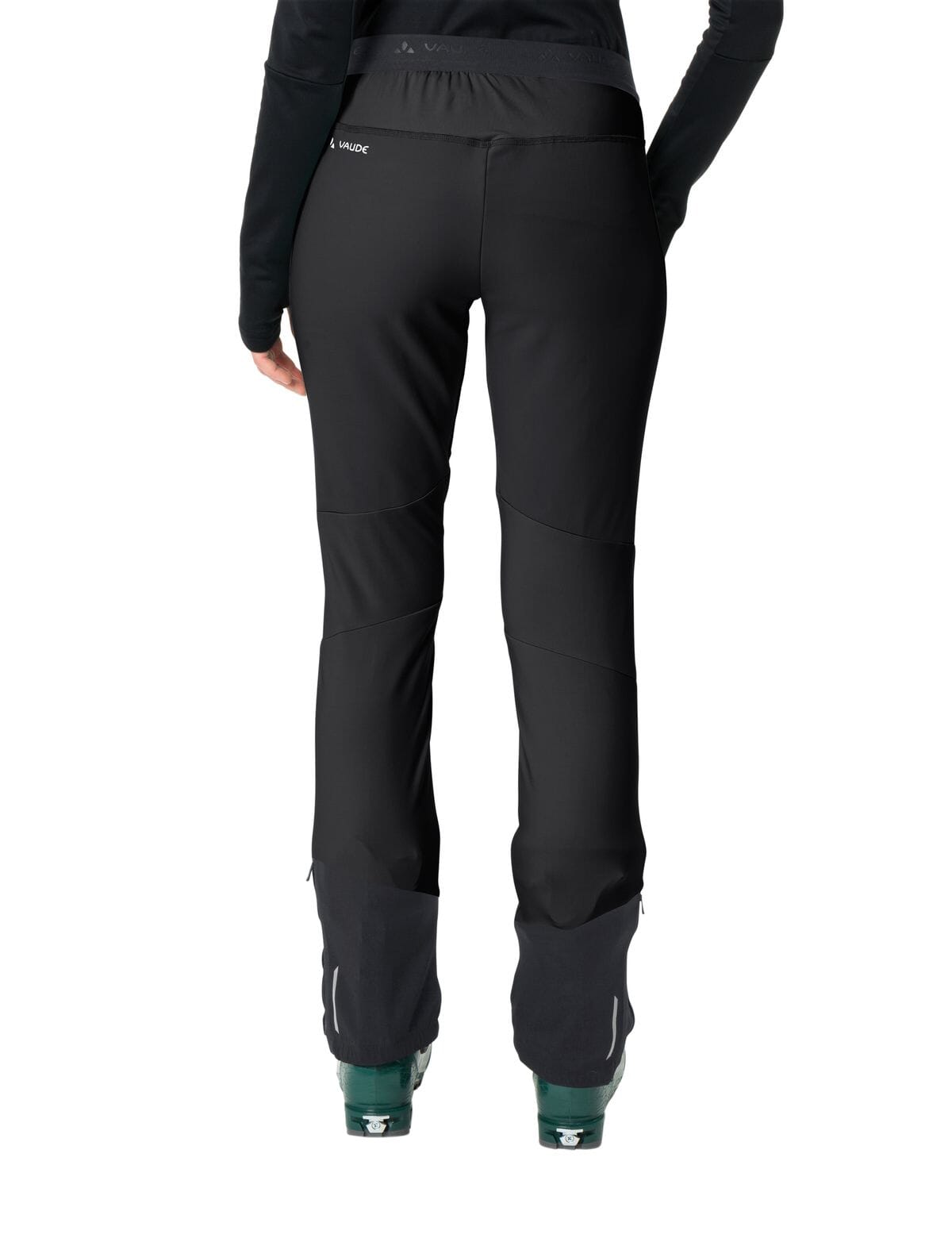 Vaude W's Larice Light Softshell Pants III - Recycled Polyamide Black Pants