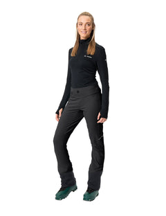 Vaude W's Larice Light Softshell Pants III - Recycled Polyamide Black Pants