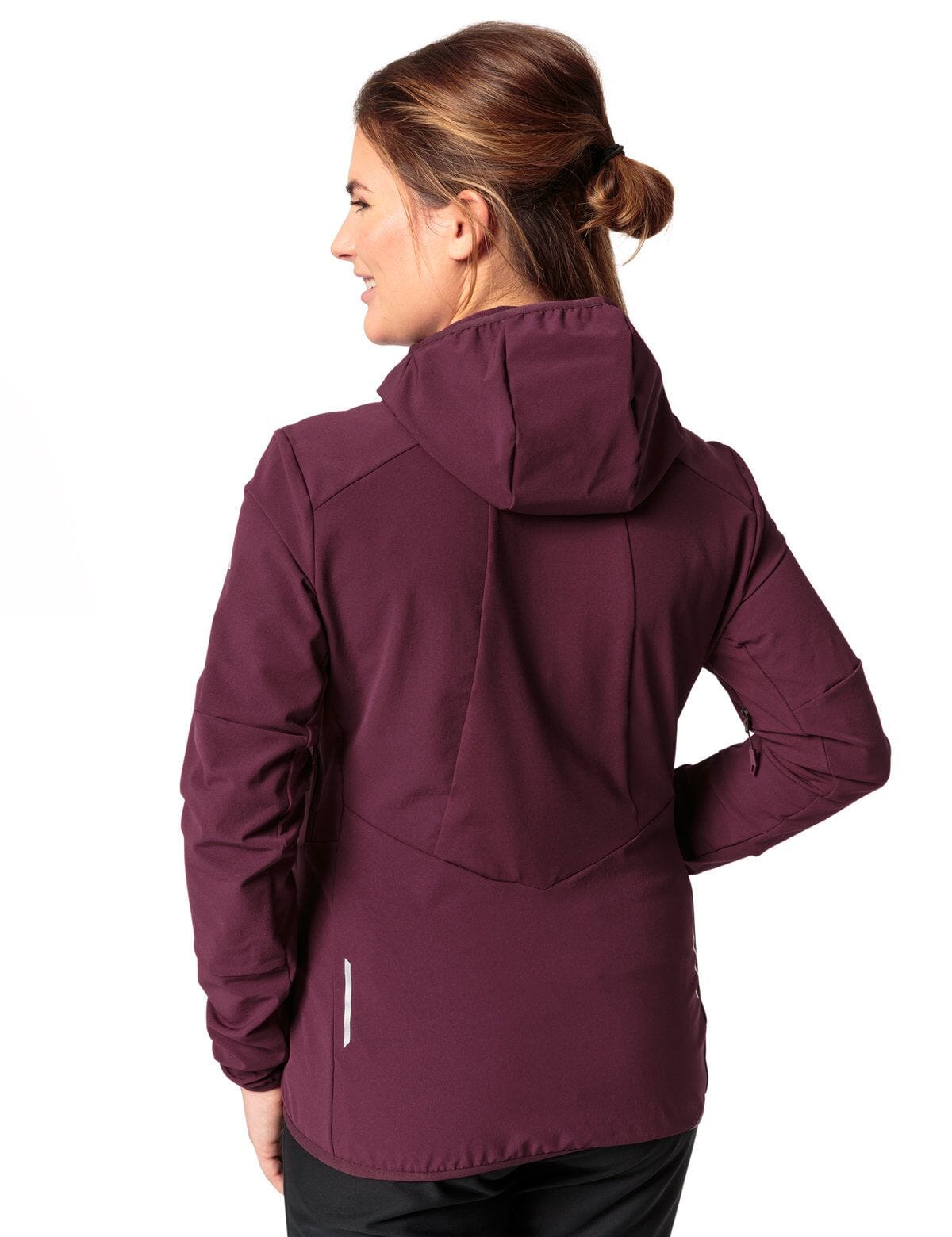 Vaude W's Larice Softshell Ski Jacket IV - Polyester & Recycled polyester Cassis Jacket