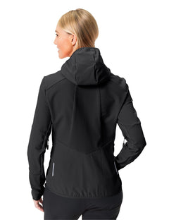 Vaude W's Larice Softshell Ski Jacket IV - Polyester & Recycled polyester Black Jacket