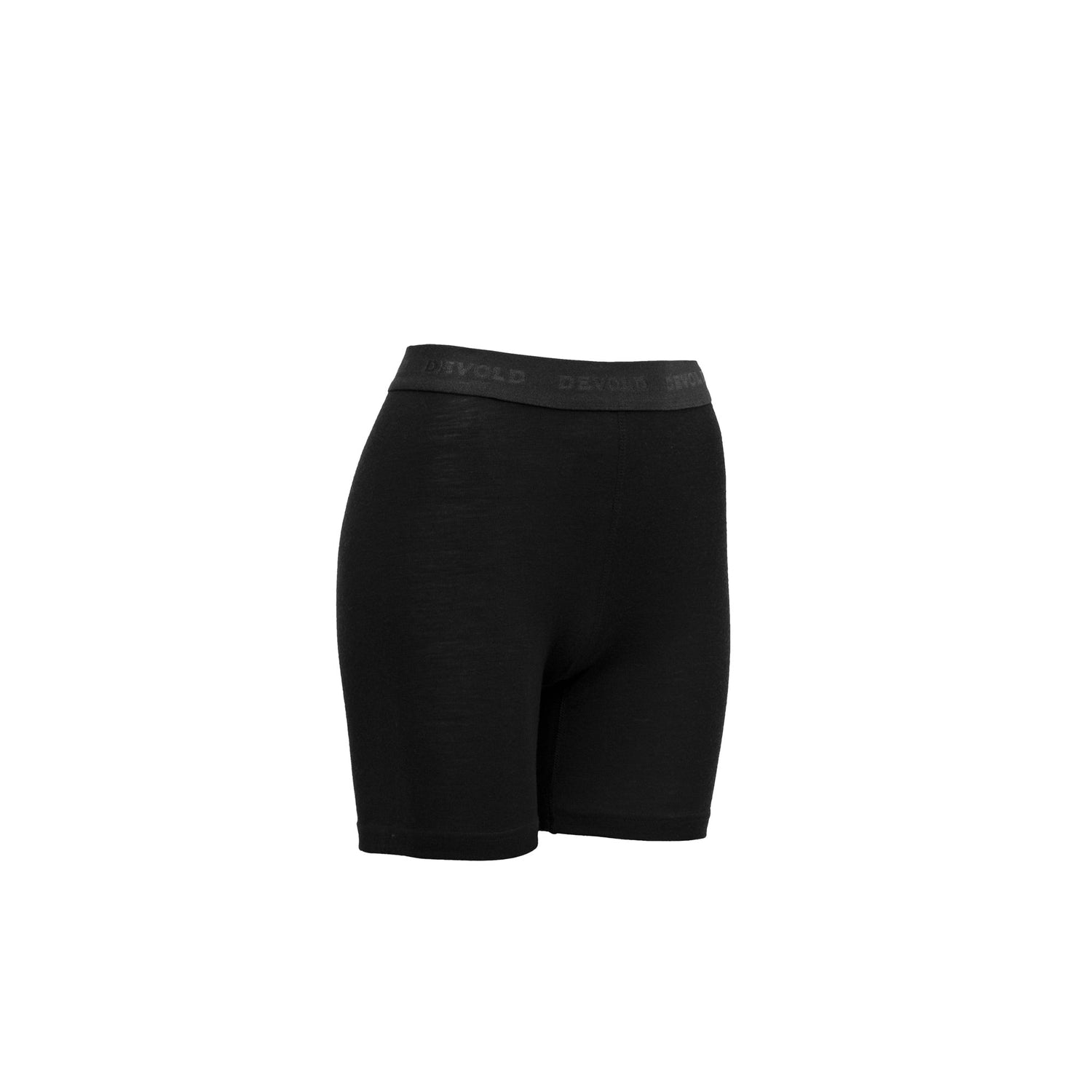 Devold W's Lauparen Boxer - 100% Merino Wool Black Underwear