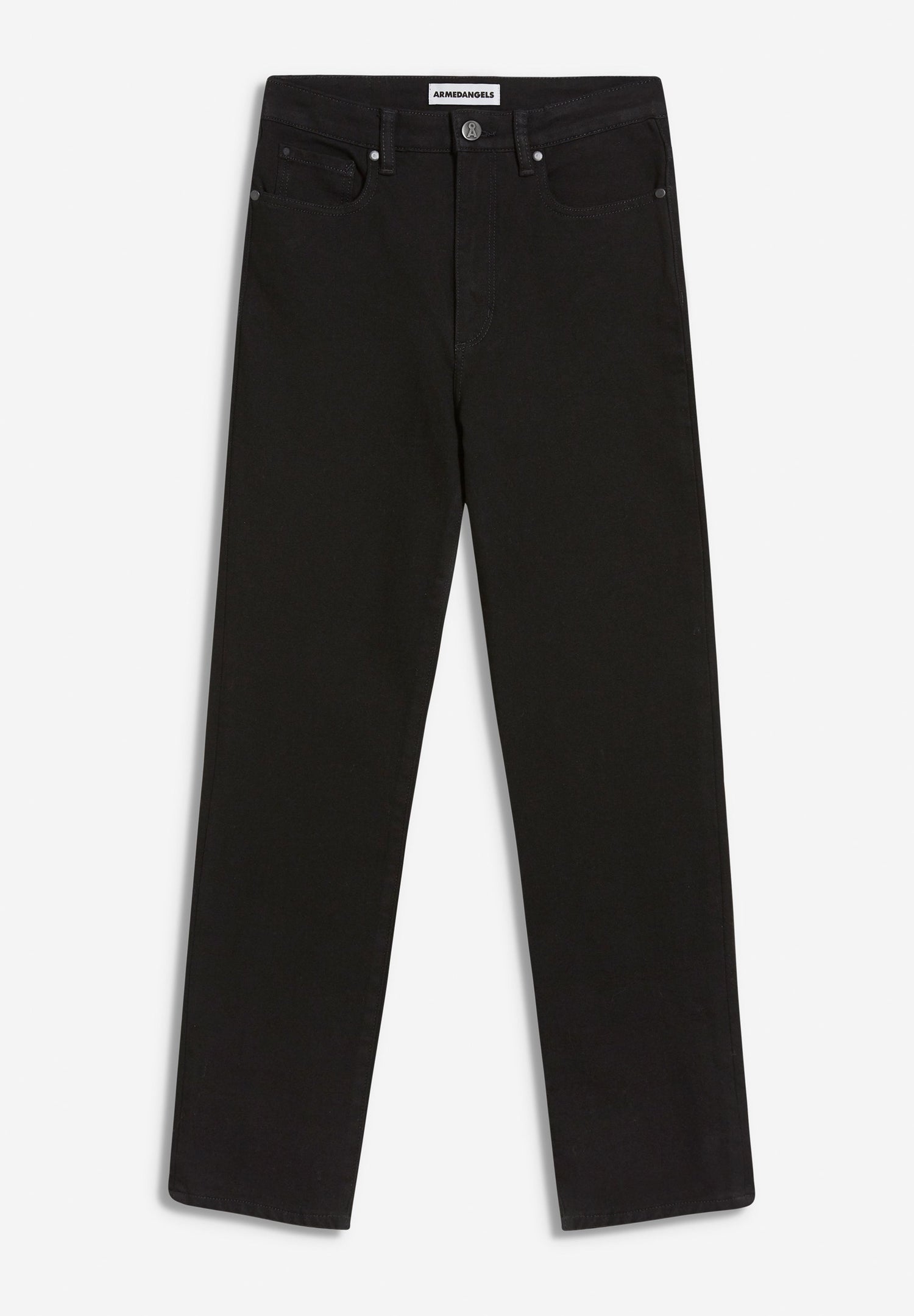 Armedangels W's Lejaani - Slim Fit High Waist jeans - Organic cotton Rinse Black 32 Pants