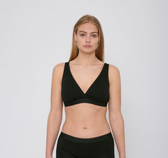 Organic Basics W's Lite Basic Bralette - Tencel Black Underwear