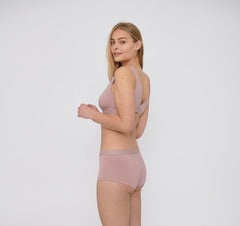 Organic Basics W's Lite Shorty 2-pack - Tencel Dusty Rose Underwear