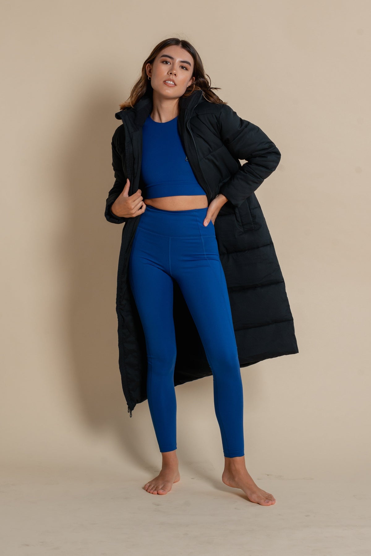 W's Long Puffer Jacket - Recycled PET Jacket Girlfriend Collective Black XS