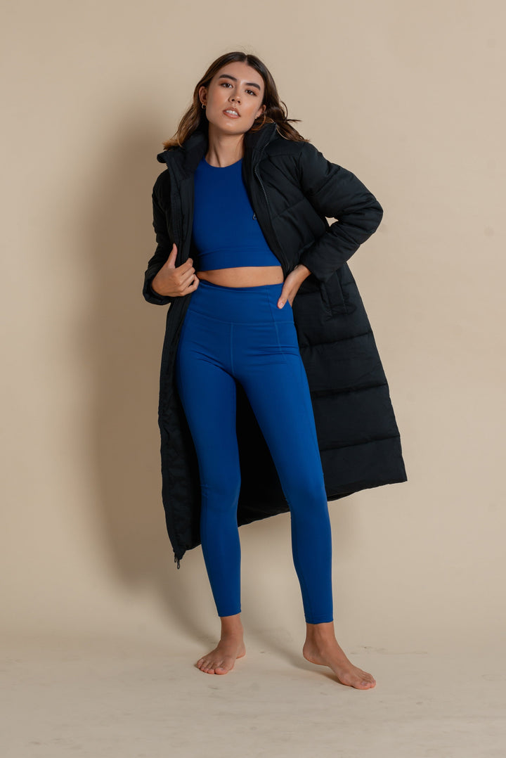 W's Long Puffer Jacket - Recycled PET Jacket Girlfriend Collective Black XS