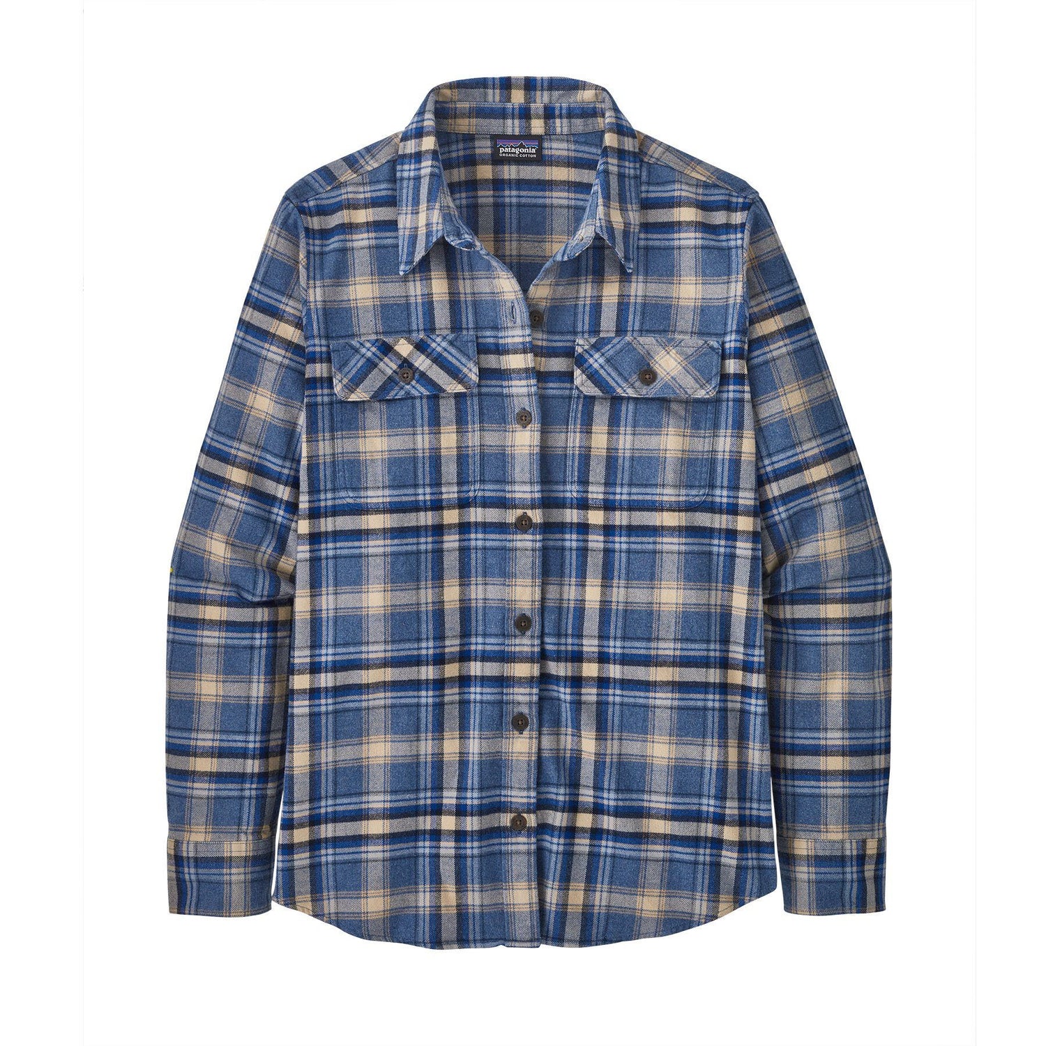 Patagonia - W's Long-Sleeved Fjord Flannel Shirt - 100% organic cotton - Weekendbee - sustainable sportswear