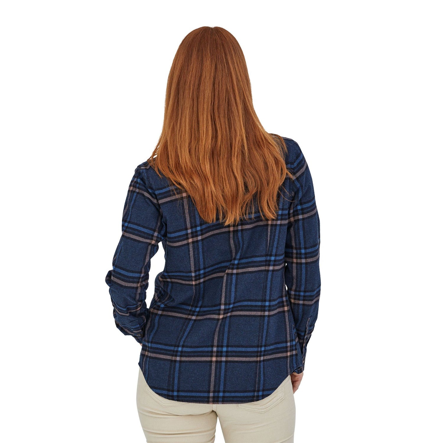 Patagonia W's Long-Sleeved Fjord Flannel Shirt - 100% organic cotton Tundra: New Navy XS Shirt