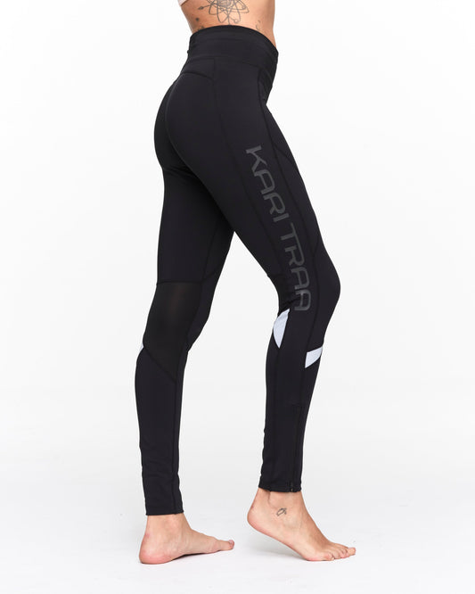 Kari Traa W's Louise 2.0 Tights - Recycled Polyester Black Pants
