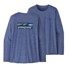 Patagonia - W's L/S Cap Cool Daily Graphic Shirt - Waters - Recycled Polyester - Weekendbee - sustainable sportswear