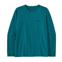 Patagonia - W's L/S P-6 Logo Responsibili-Tee - Recycled Cotton & Recycled Polyester - Weekendbee - sustainable sportswear