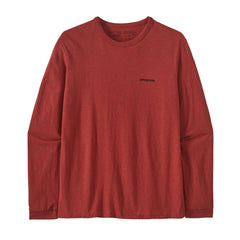 Patagonia - W's L/S P-6 Logo Responsibili-Tee - Recycled Cotton & Recycled Polyester - Weekendbee - sustainable sportswear