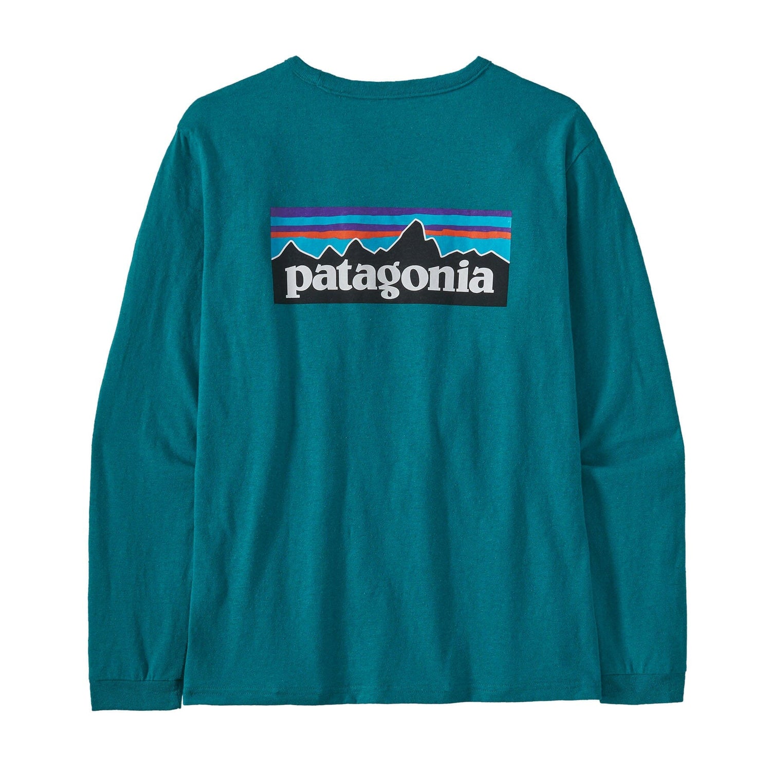 Patagonia - W's L/S P-6 Logo Responsibili-Tee - Recycled Cotton & Recycled Polyester - Weekendbee - sustainable sportswear