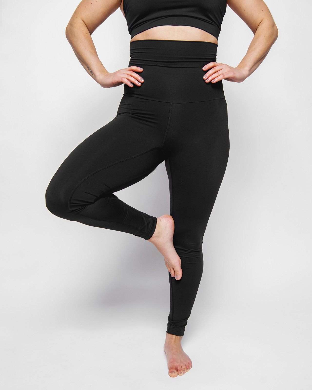 Népra Maia Tights - Oeko-tex 100 Standard Certified Polyamide Black Pants