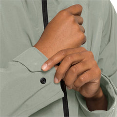 Jack Wolfskin W's Mainkai Long Shell Jacket - 100% Recycled polyester Mint Leaf Jacket