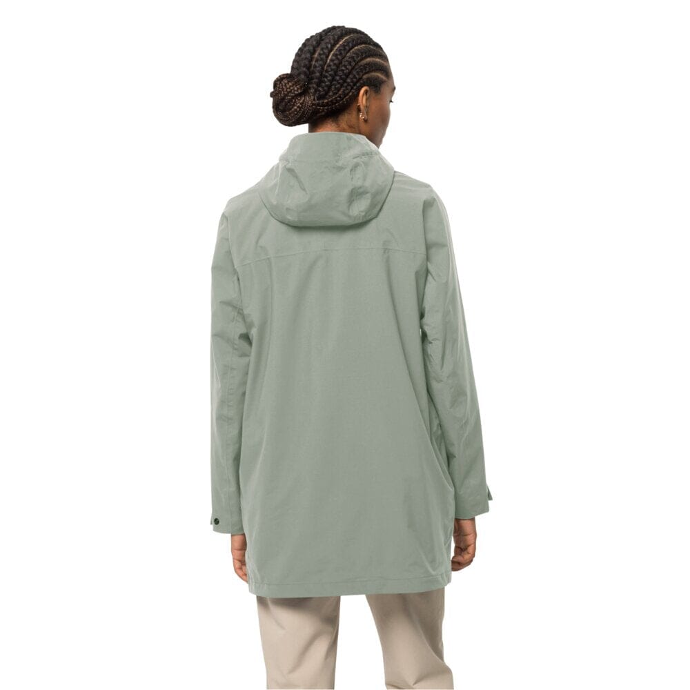 Recyceltes Mainkai Wolfskin sustainable Long - W\'s Shell – - 100% Weekendbee Jacket Polyester sportswear Jack