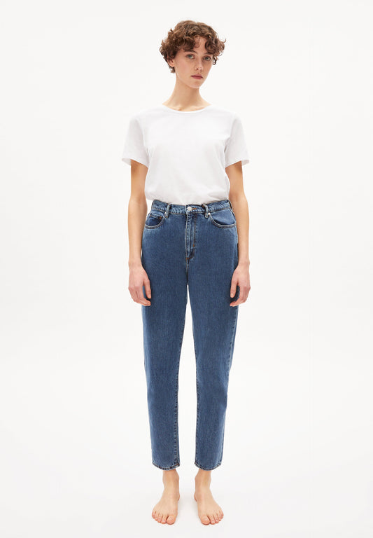 Armedangels W's Mairaa - Mom Fit High Waist - 100% Organic cotton Basic 32 Pants