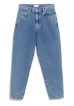 Armedangels W's Mairaa - Mom Fit High Waist - 100% Organic cotton Mid Blue 32 Pants