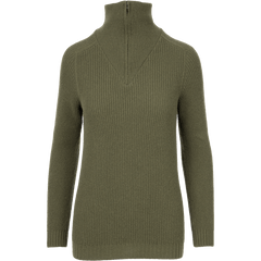 North Outdoor W's Metso Sweater - 100 % Merino Wool - Made in Finland Olive Green Shirt