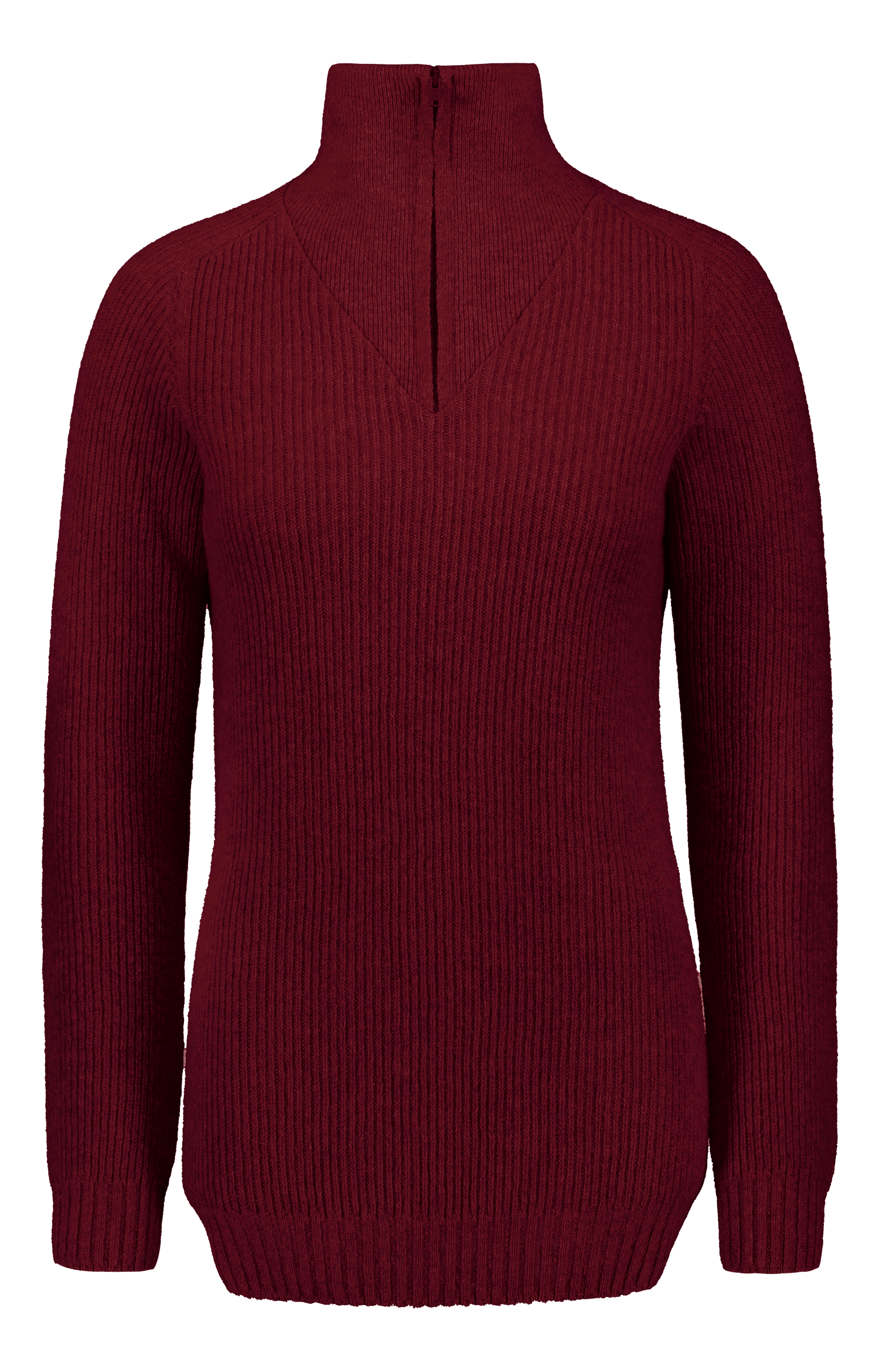 North Outdoor W's Metso Sweater - 100 % Merino Wool - Made in Finland Cranberry Shirt