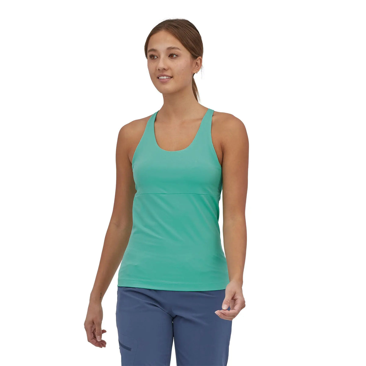 W's Mibra Tank Top - Recycled Polyester Shirt Patagonia Fresh Teal S