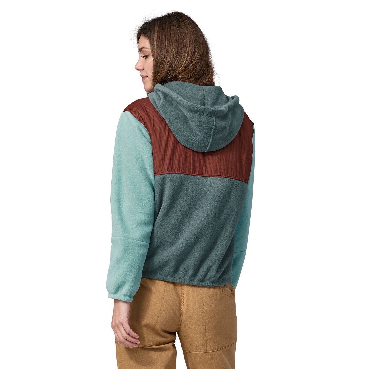 Patagonia W's Microdini Hoody - Recycled PET & Recycled PA Nouveau Green Jacket