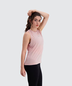 Gymnation W's Muscle Tank Top - OEKO-TEX®-certified material, Tencel & PES Dusty Pink Shirt