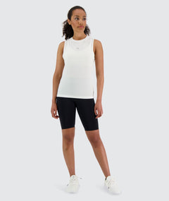 Gymnation W's Muscle Tank Top - OEKO-TEX®-certified material, Tencel & PES White Shirt