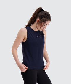 Gymnation W's Muscle Tank Top - OEKO-TEX®-certified material, Tencel & PES Black Shirt