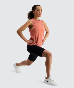 Gymnation W's Muscle Tank Top - Recycled Polyester & Tencel Lyocell Coral