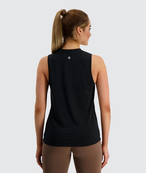 Gymnation W's Muscle Tank Top - Recycled Polyester & Tencel Lyocell Black