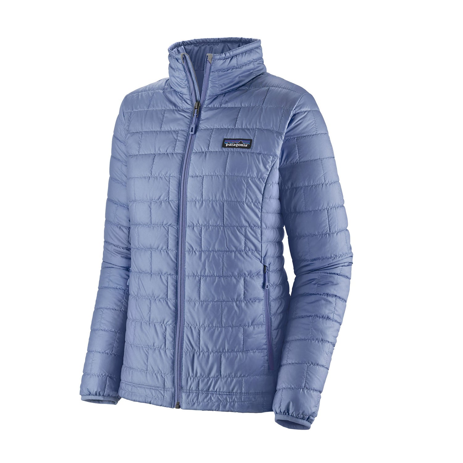 Patagonia W's Nano Puff Jacket - Recycled Polyester Light Current Blue Jacket