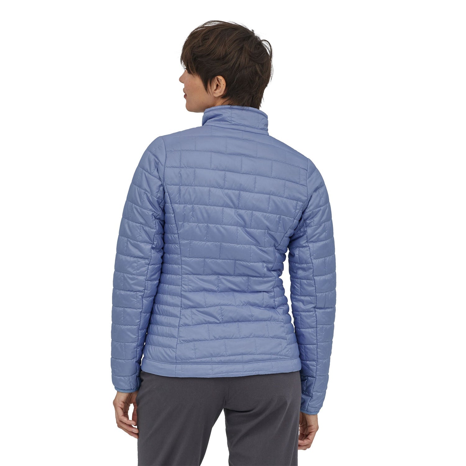Patagonia W's Nano Puff Jacket - Recycled Polyester Light Current Blue Jacket