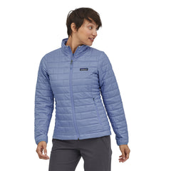 Patagonia W's Nano Puff Jacket - Recycled Polyester Light Current Blue Jacket