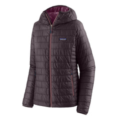 Patagonia W's Nano Puff® Hoody - Recycled Polyester Obsidian Plum Jacket