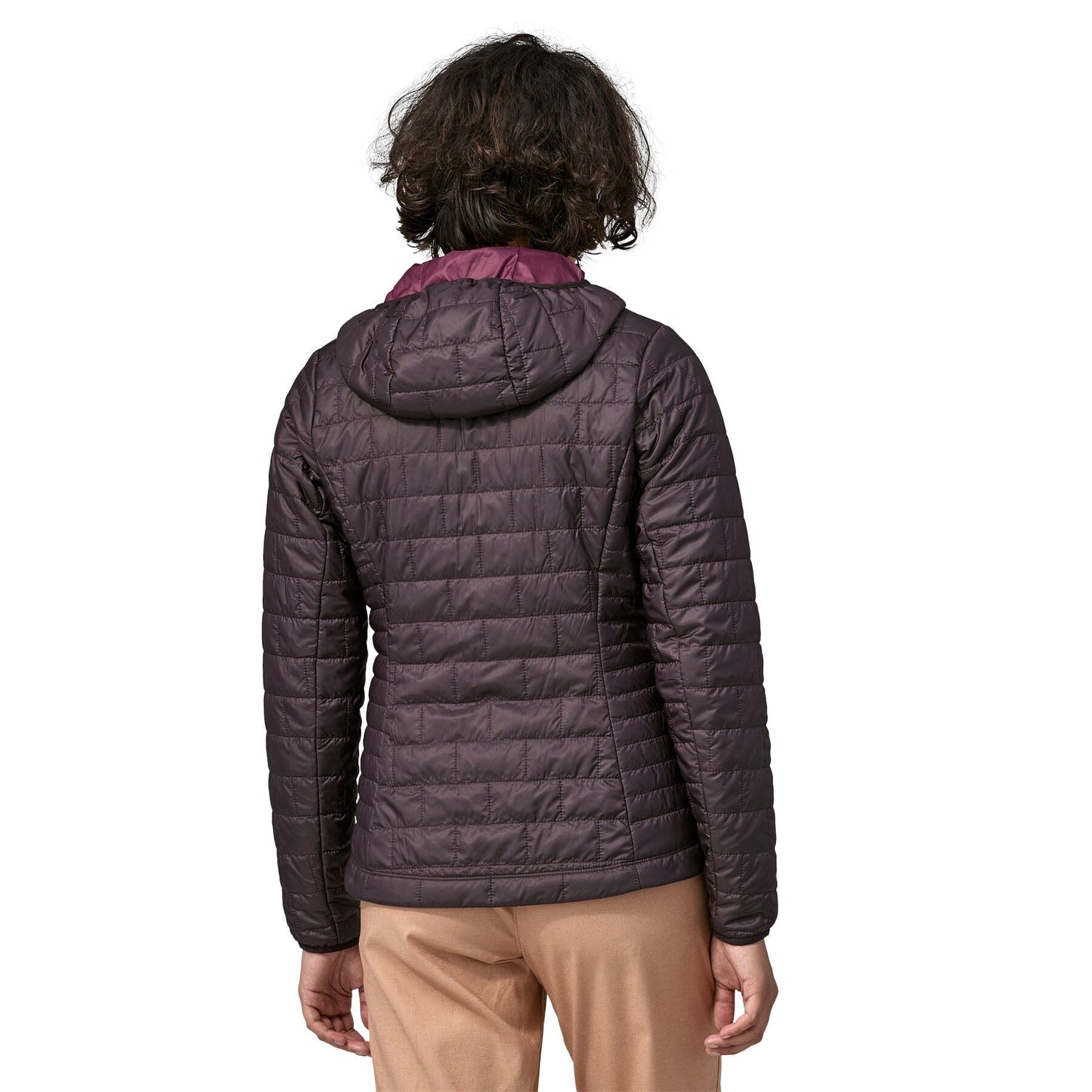 Patagonia W's Nano Puff® Hoody - Recycled Polyester Obsidian Plum Jacket