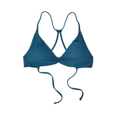 Patagonia W's Nanogrip Sunny Tide Bikini Top - Recycled Nylon/Recycled Polyester Wavy Blue Swimwear