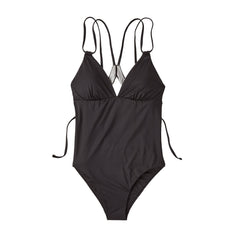 Patagonia W's Nanogrip Sunset Swell Swimsuit - Recycled Plastic Ink Black Swimwear