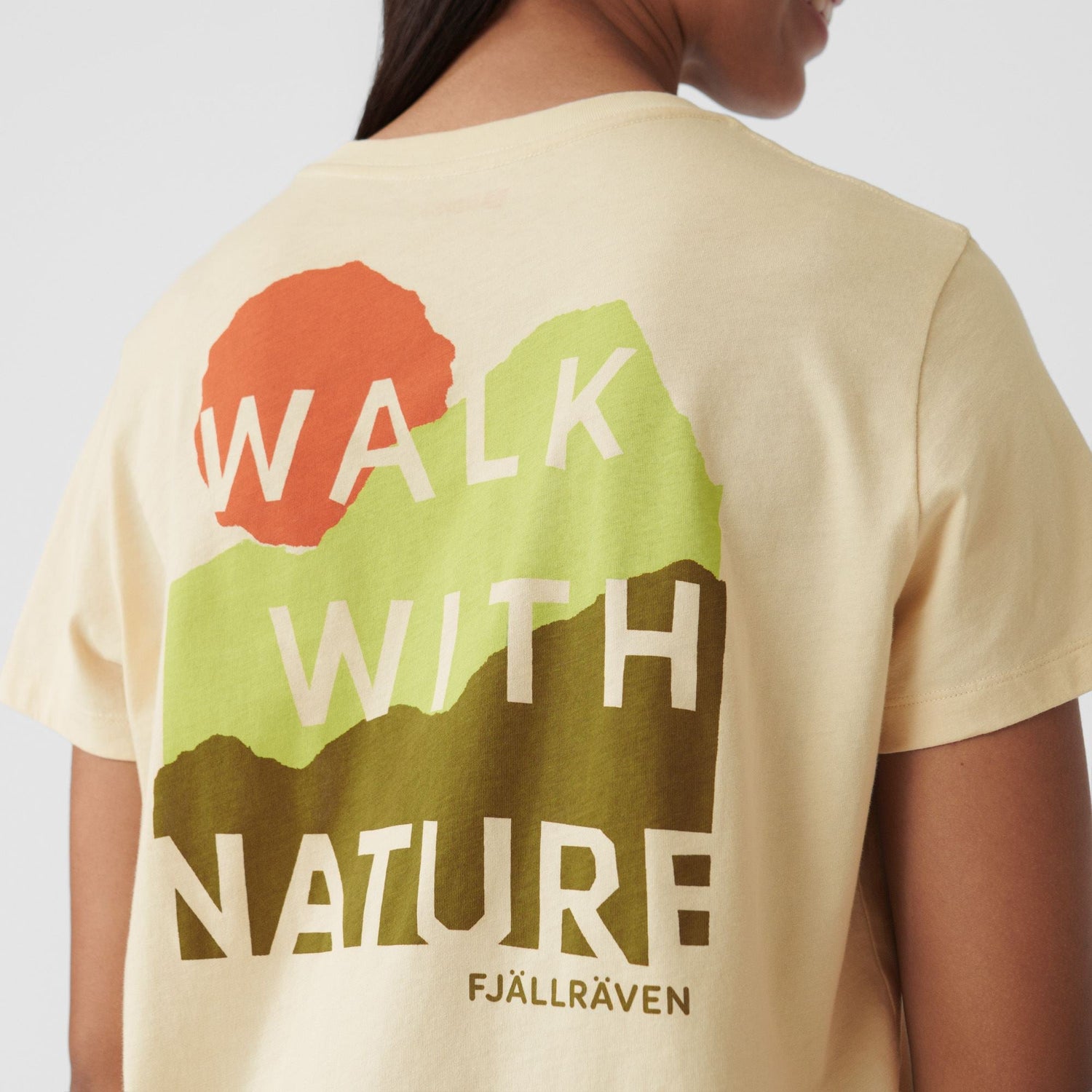 Fjällräven W's Nature T-shirt - Organic cotton Chalk White Shirt