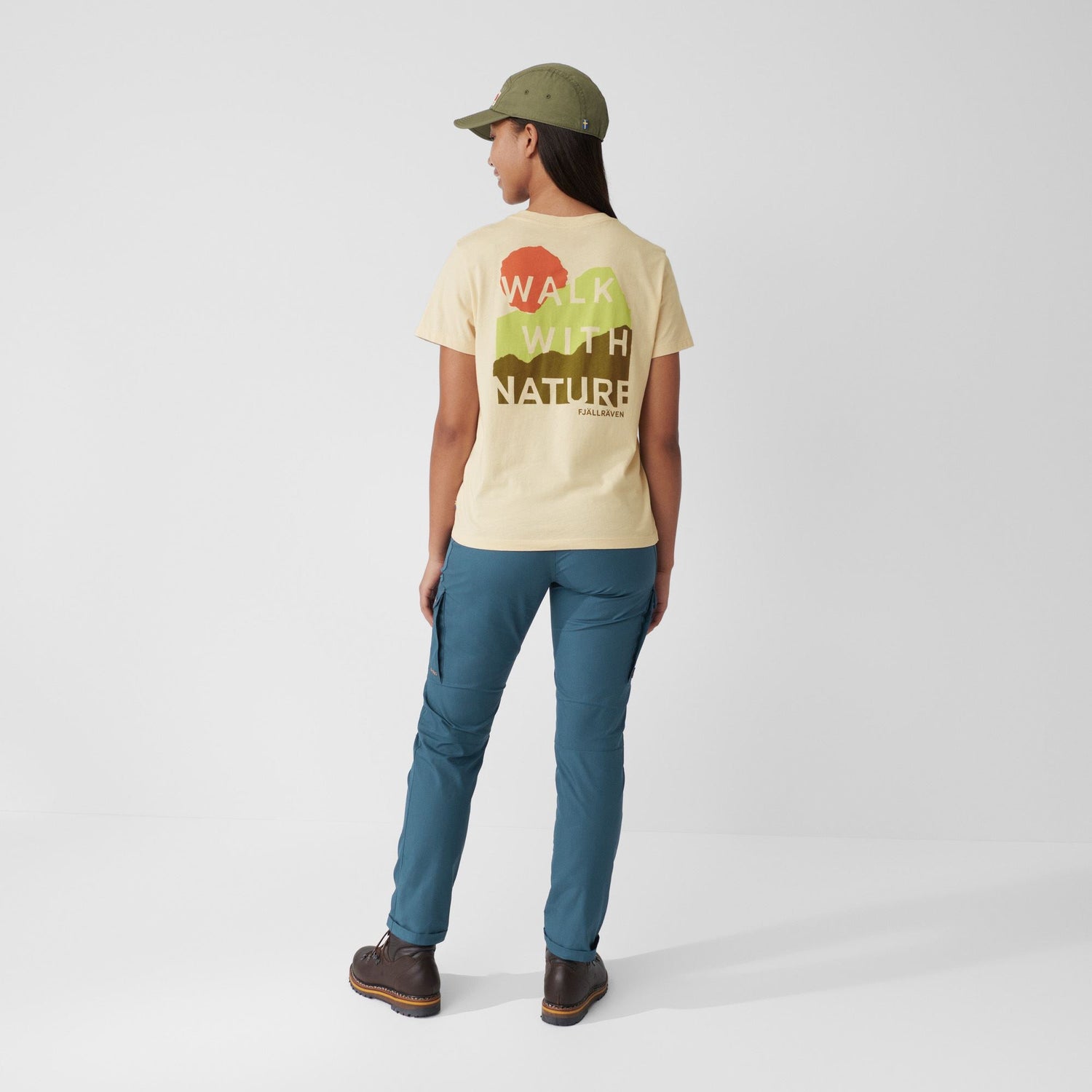 Fjällräven W's Nature T-shirt - Organic cotton Chalk White Shirt