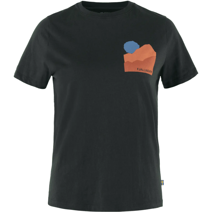 W's Nature T-shirt - Organic cotton Shirt Fjällräven Black S