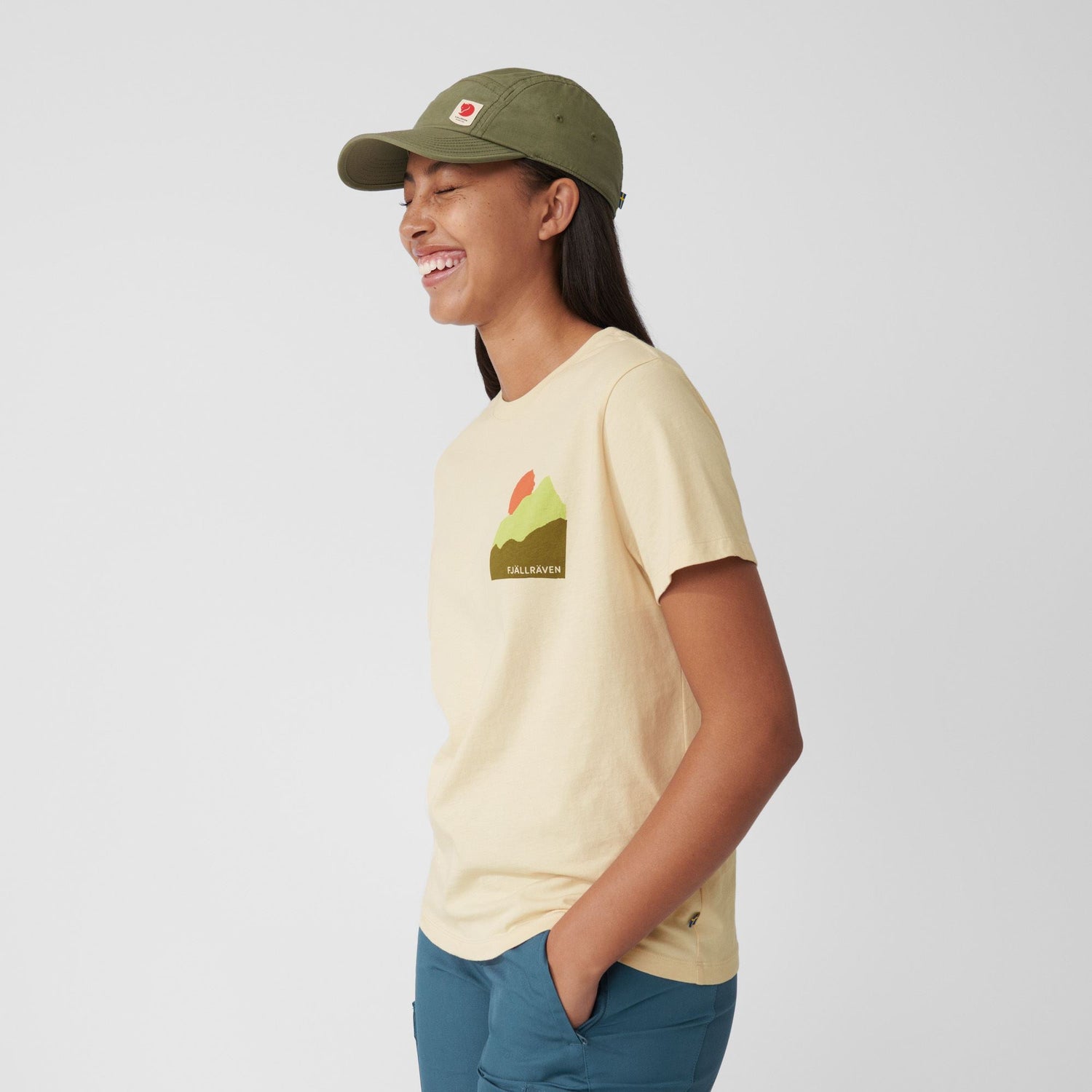 Fjällräven W's Nature T-shirt - Organic cotton Chalk White Shirt